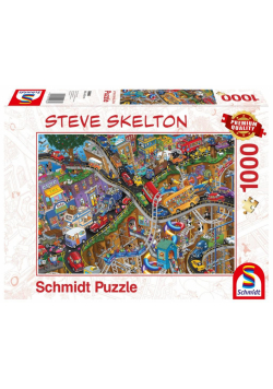 Puzzle PQ 1000 Steve Skeleton Godziny szczytu G3