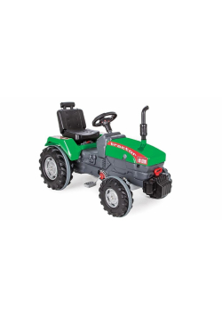 Traktor na pedały zielony