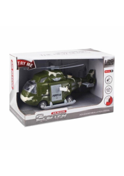 Helikopter z dźwiękiem oraz światłem