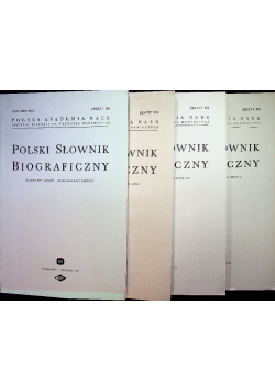 Polski Słownik Biograficzny Tom XXXVII zeszyt od 152 do 155