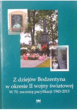 Z dziejów Bodzentyna w okresie II wojny światowej