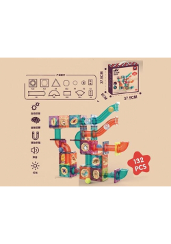 Klocki magnetyczny 132el