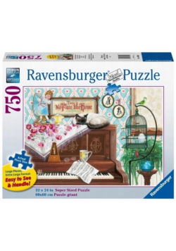 Puzzle 750 Kot na pianinie