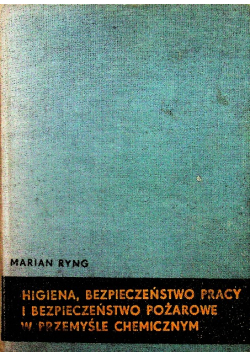 Higiena bezpieczeństwo pracy i bezpieczeństwo