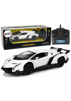 Auto zdalnie sterowane1:24 Lamborghini białe