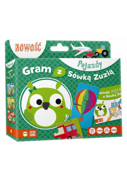 Gram z Sówką Zuzią. Pojazdy (Książka + gra)