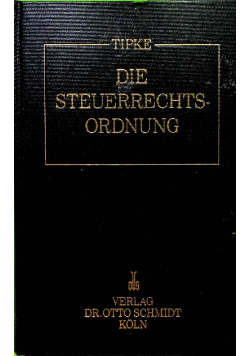 Die steuerrechtsordnung Band 3