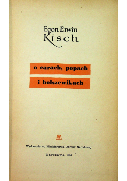 O carach popach i bolszewikach