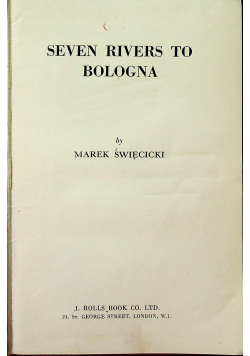 Seven Rivers to bologna 1946r