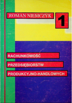 Rachunkowość przedsiębiorstw produkcyjno handlowych część 1