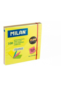 Karteczki samoprzylepne 76x76 /100K 4 kolory MILAN
