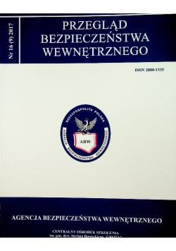 Przegląd bezpieczeństwa wewnętrznego nr 16