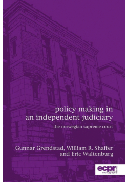Policy Making in an Independent Judiciary
