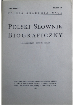 Polski Słownik Biograficzny Zeszyt 115