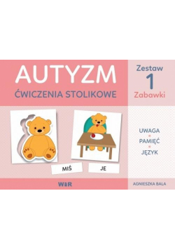 Autyzm - ćwiczenia stolikowe Zestaw1 zabawki