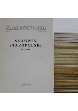 Słownik staropolski 43 tomy