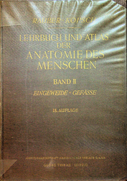 Lehrbuch und atlas der anatomie des menschen band II