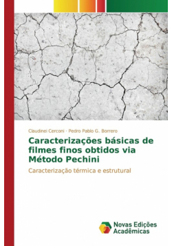 Caracterizações básicas de filmes finos obtidos via Método Pechini
