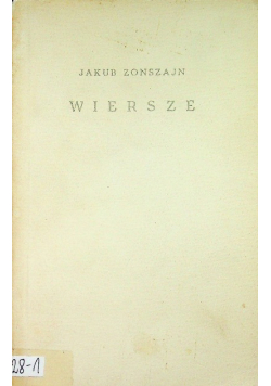 Zonszajn Wiersze