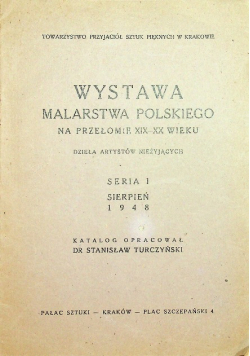 Wystawa malarstwa polskiego na przełomie XIX-XX wieku 1948 r