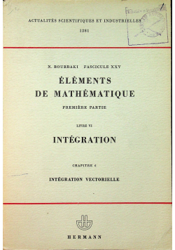 Elements de mathematique
