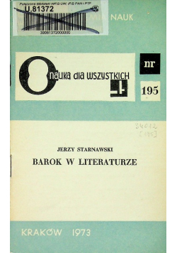 Barok w literaturze