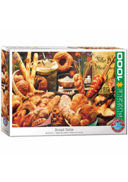 Puzzle 1000 Stół pełen pieczywa