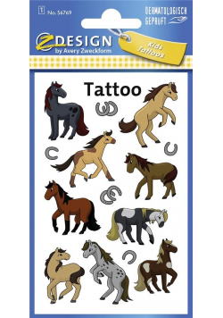 Tatuaże dla dzieci - Konie