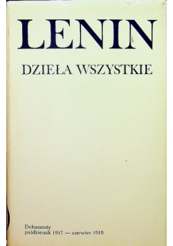 Lenin Dzieła wszystkie tom 50