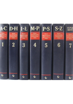 Nowa encyklopedia powszechna PWN tom 1 do 6 plus suplement