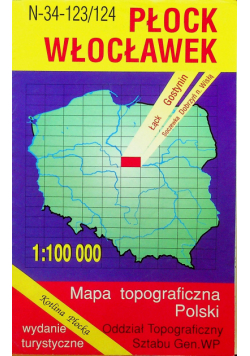Płock Włocławek 1 : 100 000