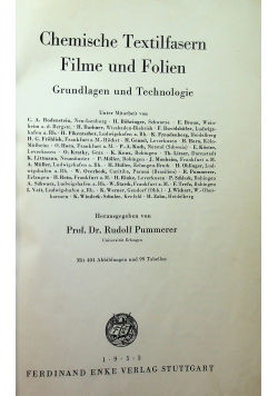 Chemische textilfasern filme und Folien