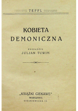 Kobieta demoniczna 1922 r.