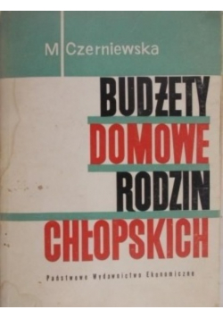 Budżety domowe rodzin chłopskich