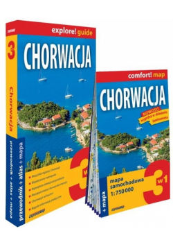 Comfort! map Chorwacja przewodnik + atlas + mapa