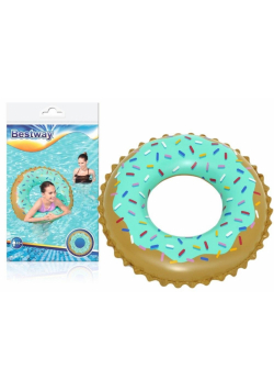 Dmuchane koło do plywania miętowy donut