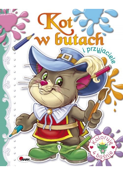 Kot w butach Koloruję 4 baśnie