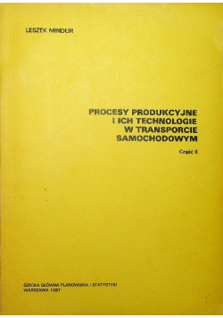 Mindur procesy produkcyjne i ich technologie 2 tom