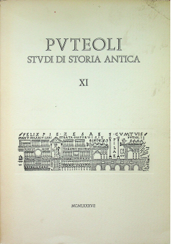 Puteoli Studi Di Storia Antica XI