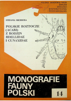 Polskie roztocze ( Acari ) z rodzin bdellidae i cunaxidae
