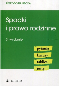 Spadki i prawo rodzinne