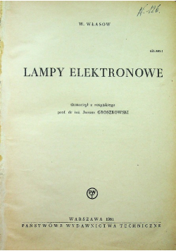 Lampy elektronowe