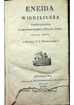 Eneida Wirgiliusza 1830 r.