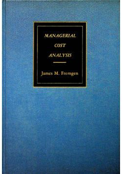 Managerial cost analysis