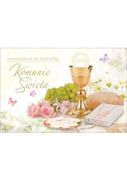Zaproszenie Komunia Z. C6-367 (10szt.)
