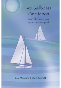 Two Sailboats, One Moon