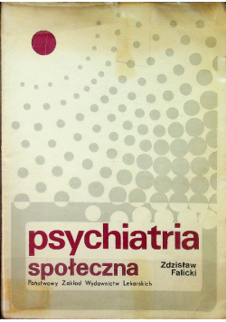 Psychiatria społeczna