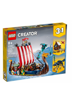 Lego CREATOR Statek wikingów i wąż z Midgardu