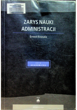 Zarys nauki administracji