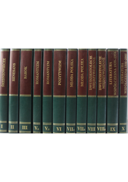 Historia literatury Polskiej 12 tomów plus suplement